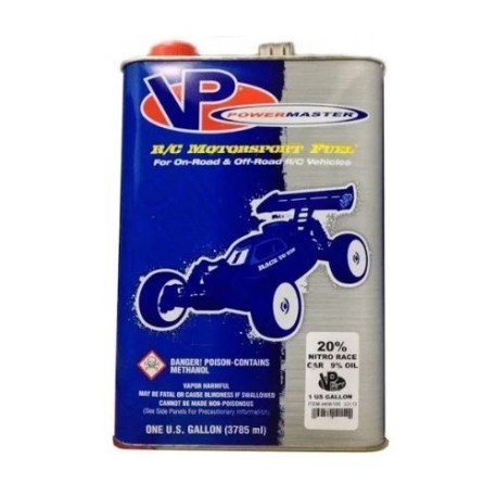 Combustible Power Master 20% Nitro 9% aceite Coche Radio Control  Galon 3785ml