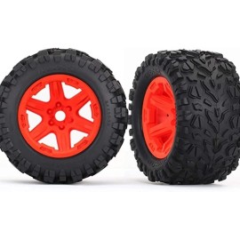 Traxxas Ruedas con neumaticos Talon EXT Naranja