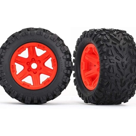 Traxxas Ruedas con neumaticos Talon EXT Naranja