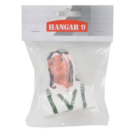 Figura piloto Meredith de Hangar 9 con casco y gafas