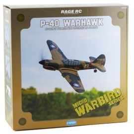 RAGE Curtiss P 40 Warhawk Micro Warbirds RTF Avion electrico 400 mm