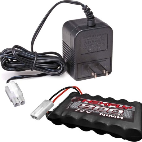 Bateria y Cargador de 7.2V 800 mAh NiMh