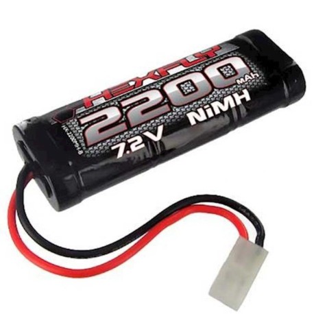 bateria 6-Cell 7.2V NiMH Tamiya Connector 2200mAh