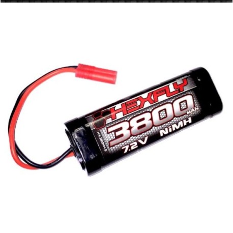 Bateria Hexfly 3800mAh NiMH  7.2V con Conector Banana